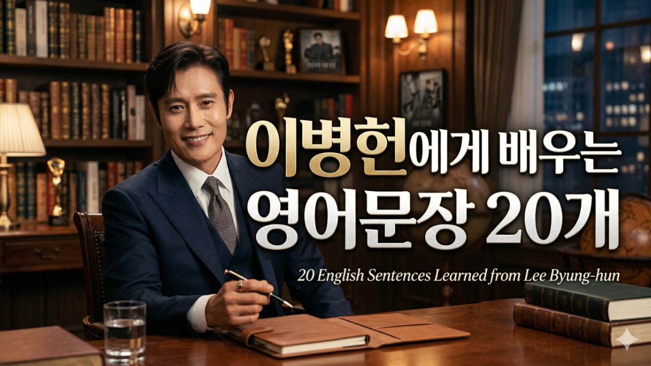 이병헌에게 배우는 영어문장 20개