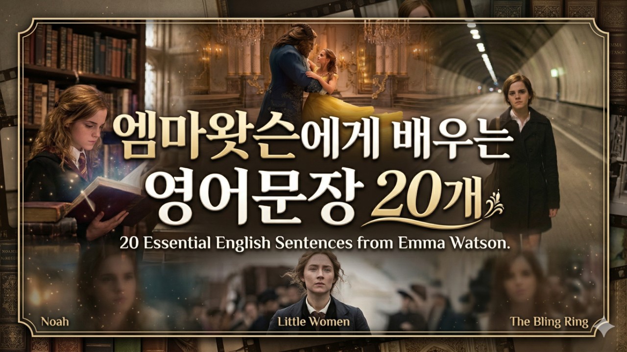엠마왓슨에게 배우는 영어문장 20개