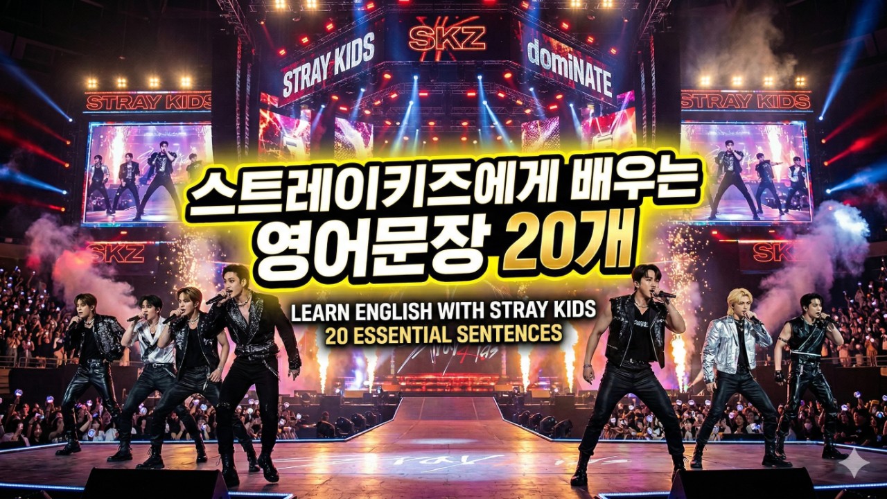스트레이키즈에게 배우는 영어문장 20개