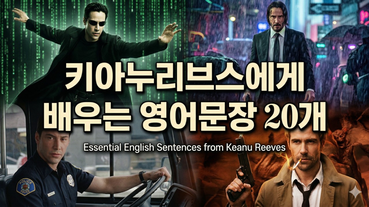 키아누리브스에게 배우는 영어문장 20개