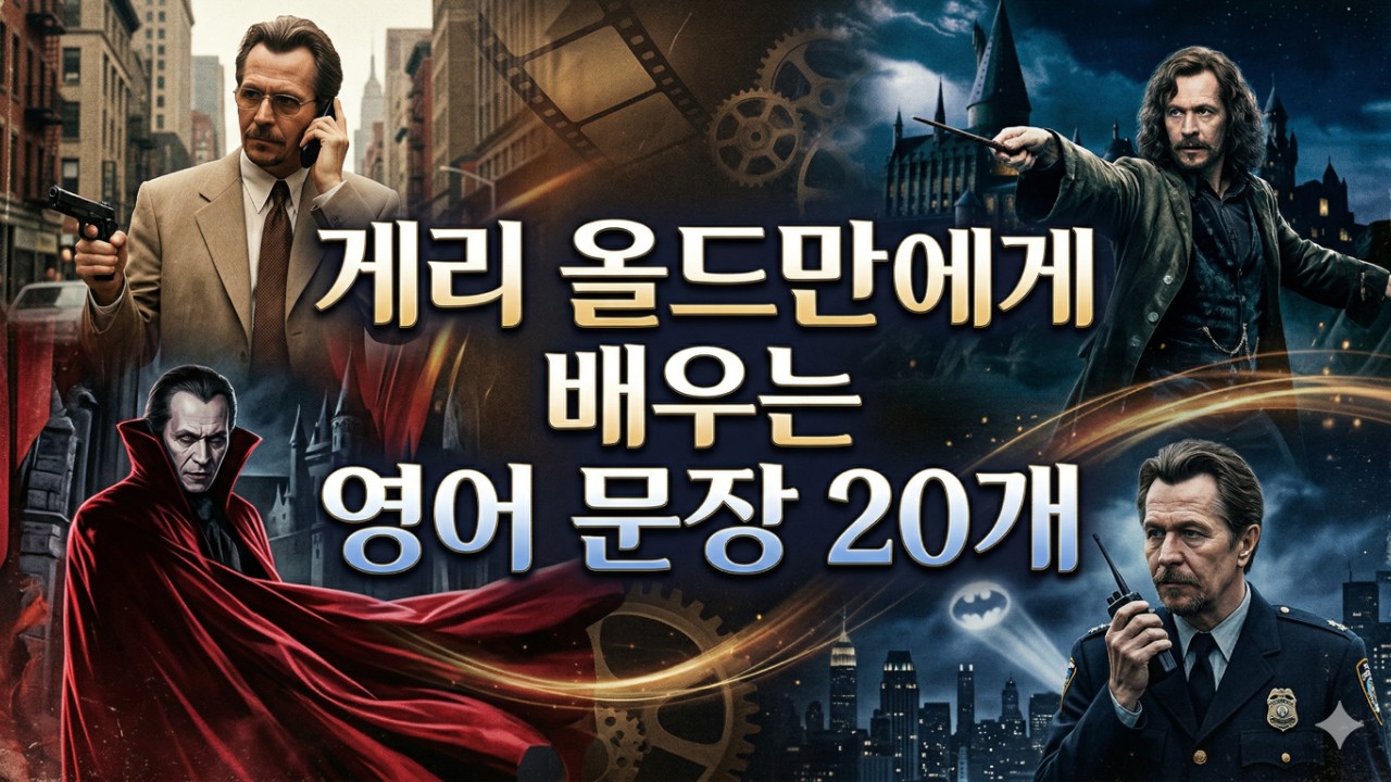 게리올드만에게 배우는 영어문장 20개