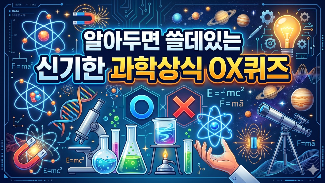 <<알아두면 쓸데있는 신기한 과학상식 OX>> #5. 우주과학