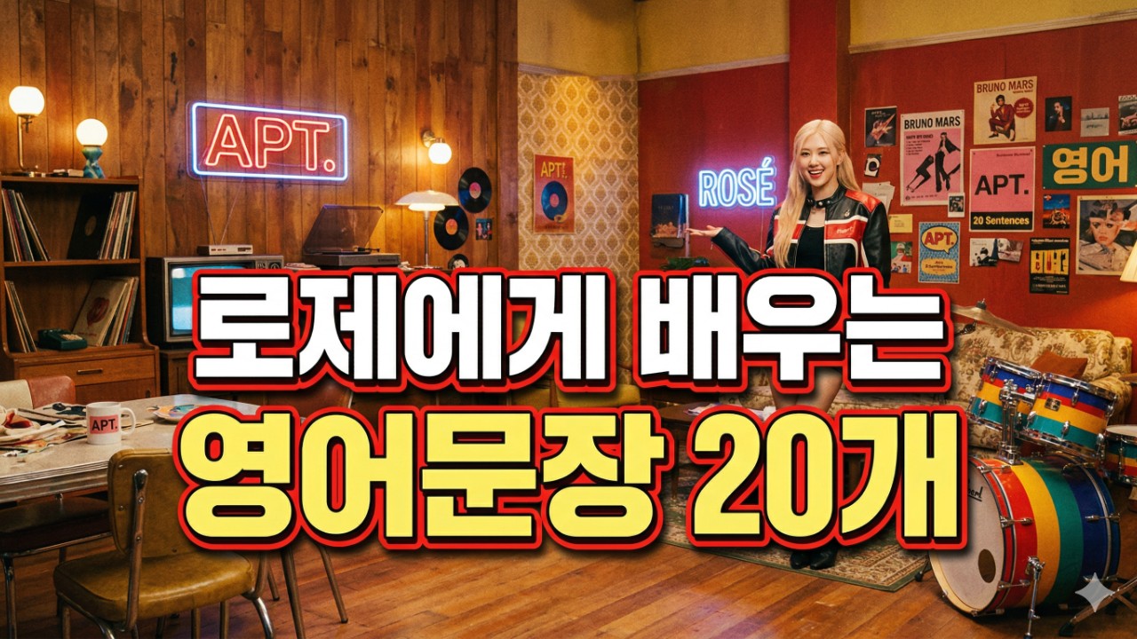 로제에게 배우는 영어문장 20개