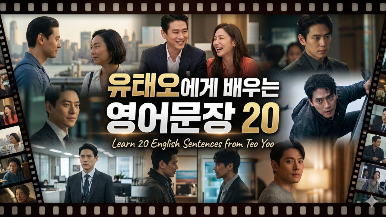 유태오에게 배우는 영어문장 20개