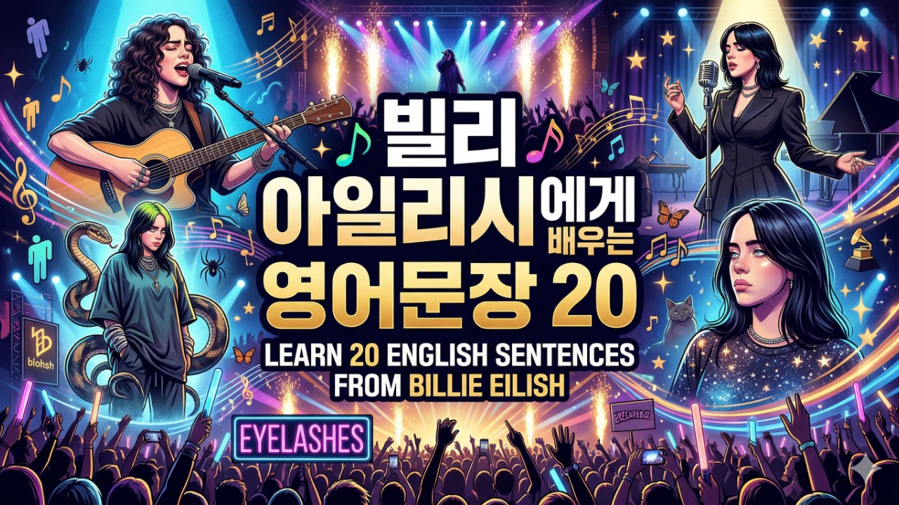 빌리 아일리시에게 배우는 영어문장 20