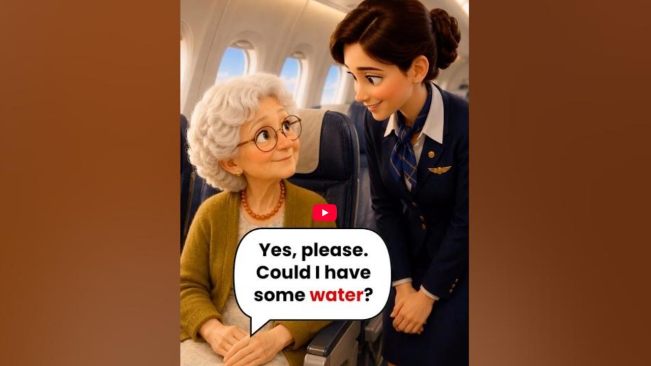 Airplane English Conversation ✈️