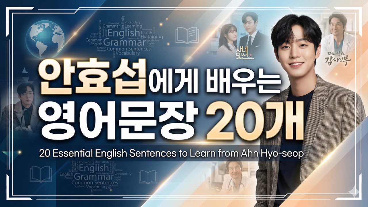 안효섭에게 배우는 영어문장 20개