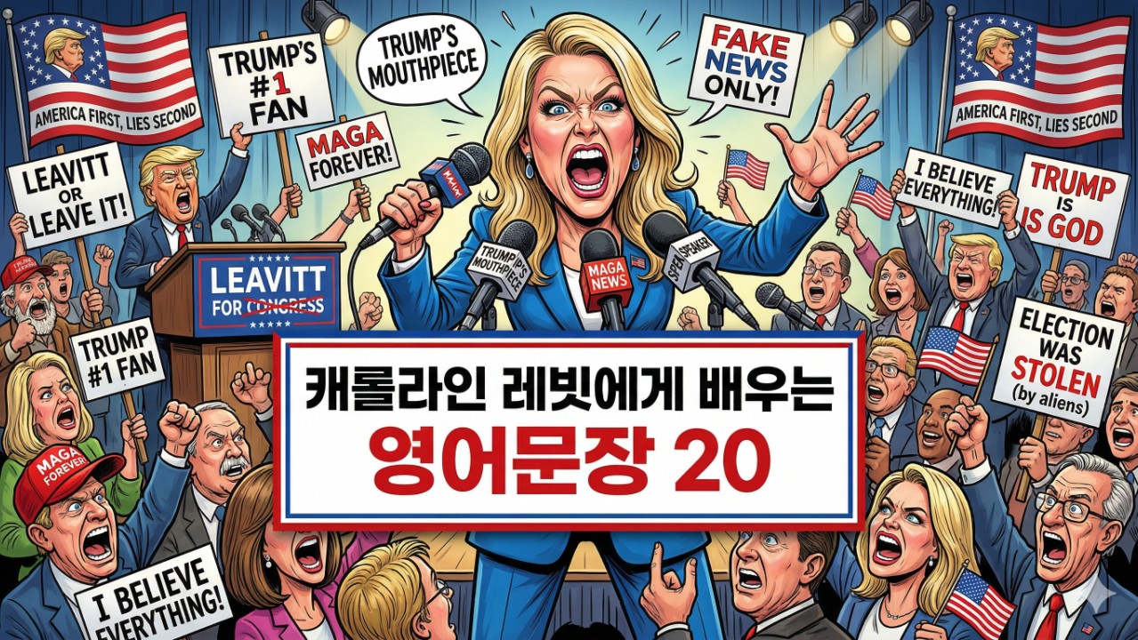 캐롤라인 레빗에게 배우는 영어문장 20
