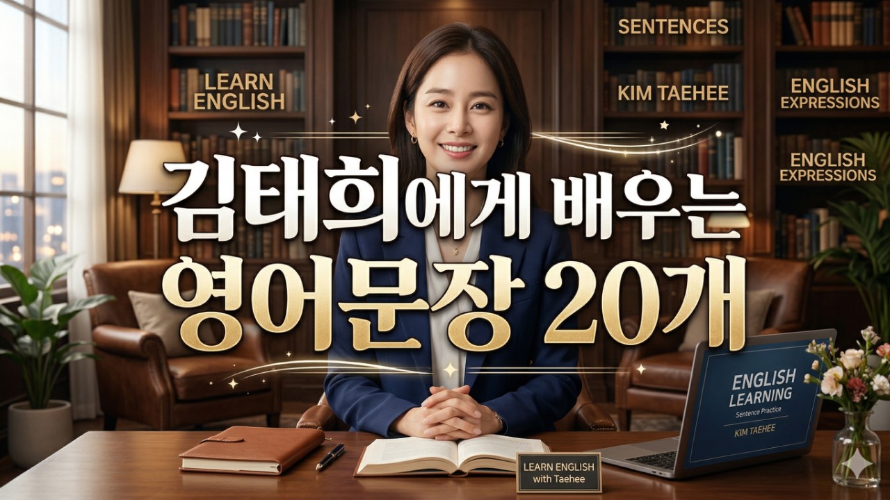 김태희에게 배우는 영어문장 20개