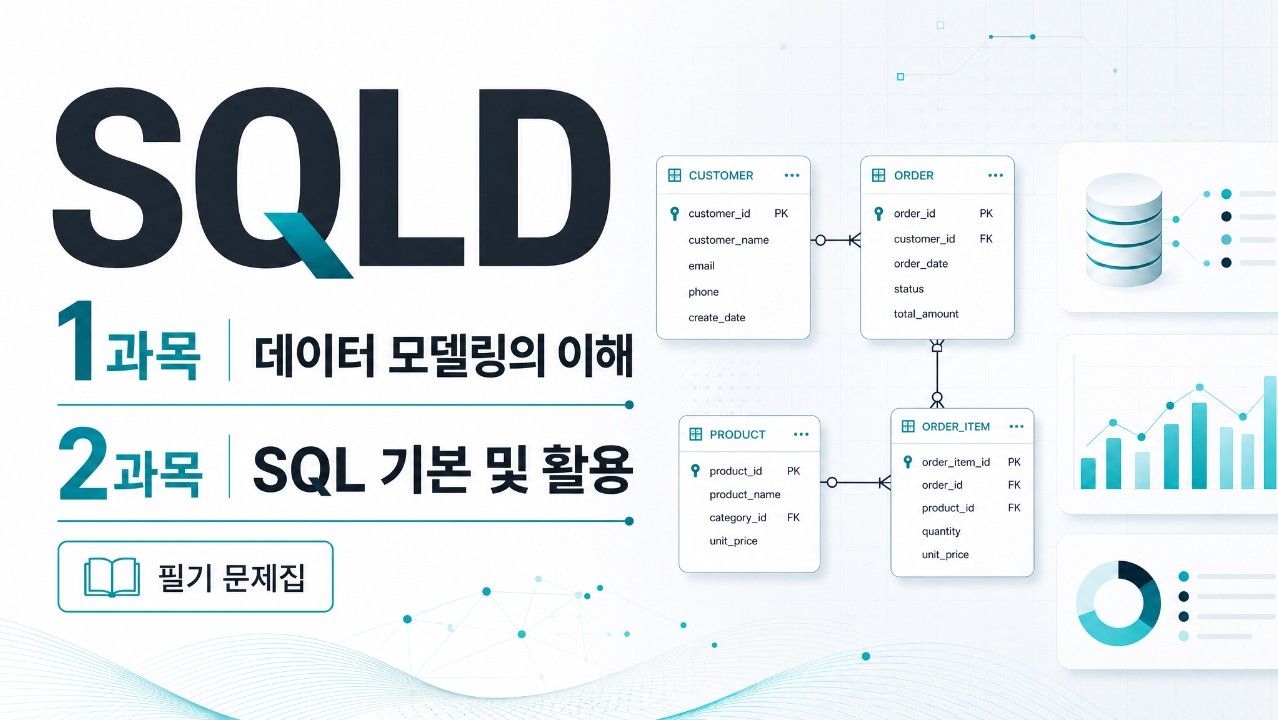 SQLD 필기 문제집 450제 2회차