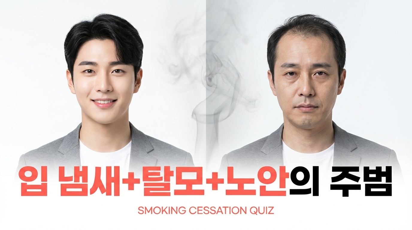 남친에게 당장 보여줘야 할 '입냄새+탈모+노안'의 주범. 담배