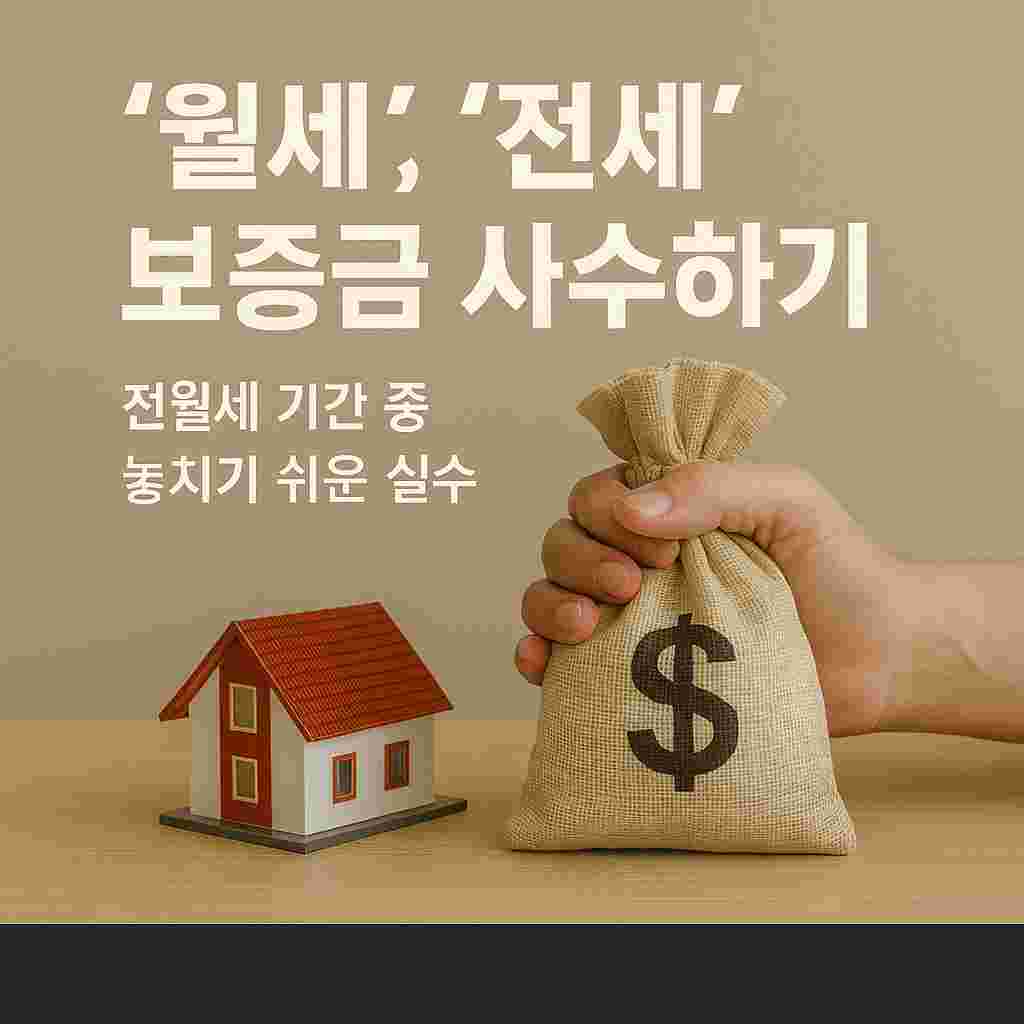'월세', '전세' 보증금 사수하기 : 전월세 기간 중 놓치기 쉬운 실수 (1)