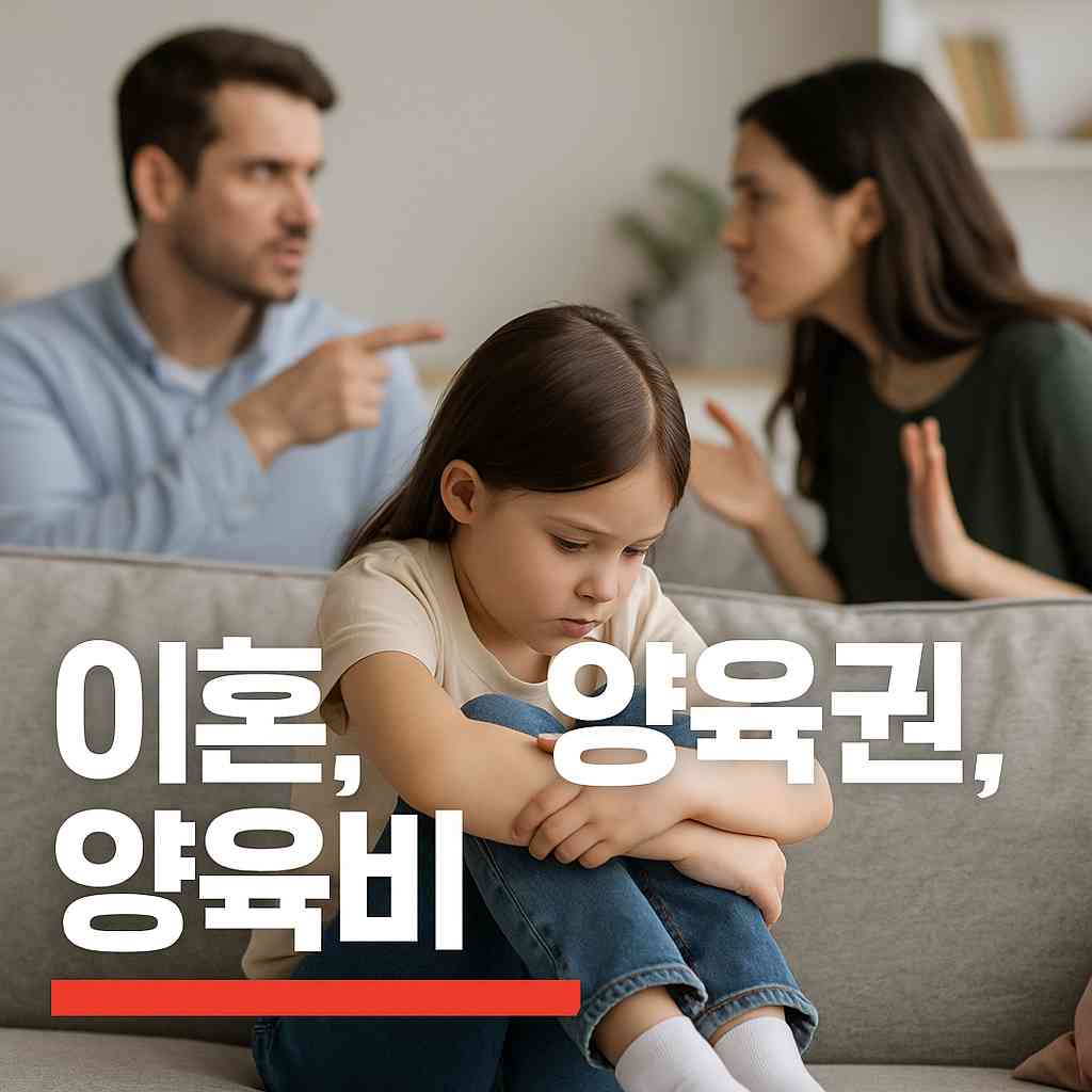 이혼과 양육권과 친권, 양육비, 재산분할 (1)