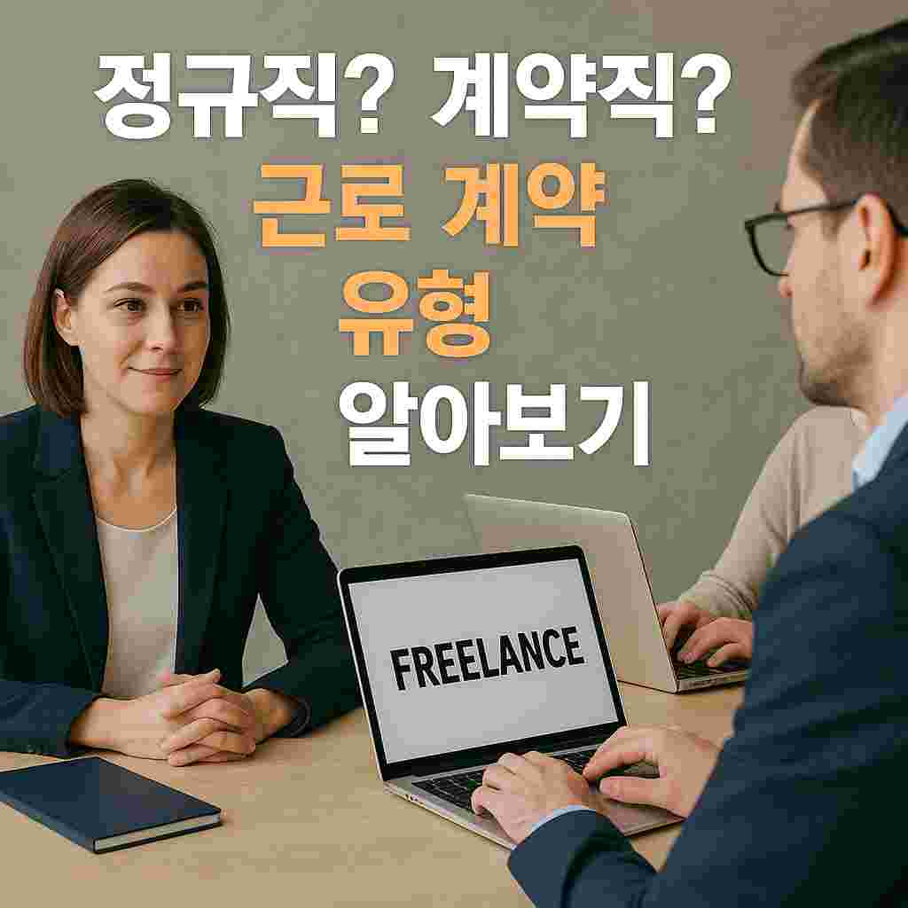정규직 vs 계약직, 근로 계약 유형 알아보기 (1)