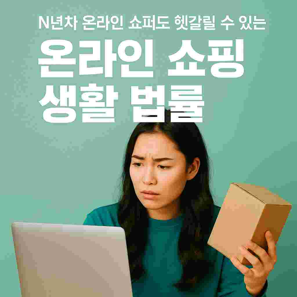 N년차 온라인 쇼퍼도 헷갈릴 수 있는 온라인 쇼핑 생활 법률 (1)