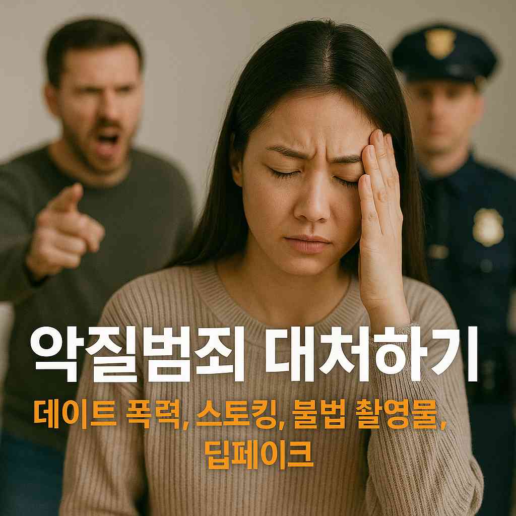 악질범죄 대처하기 : 데이트 폭력, 스토킹, 불법 촬영물, 딥페이크 (1)