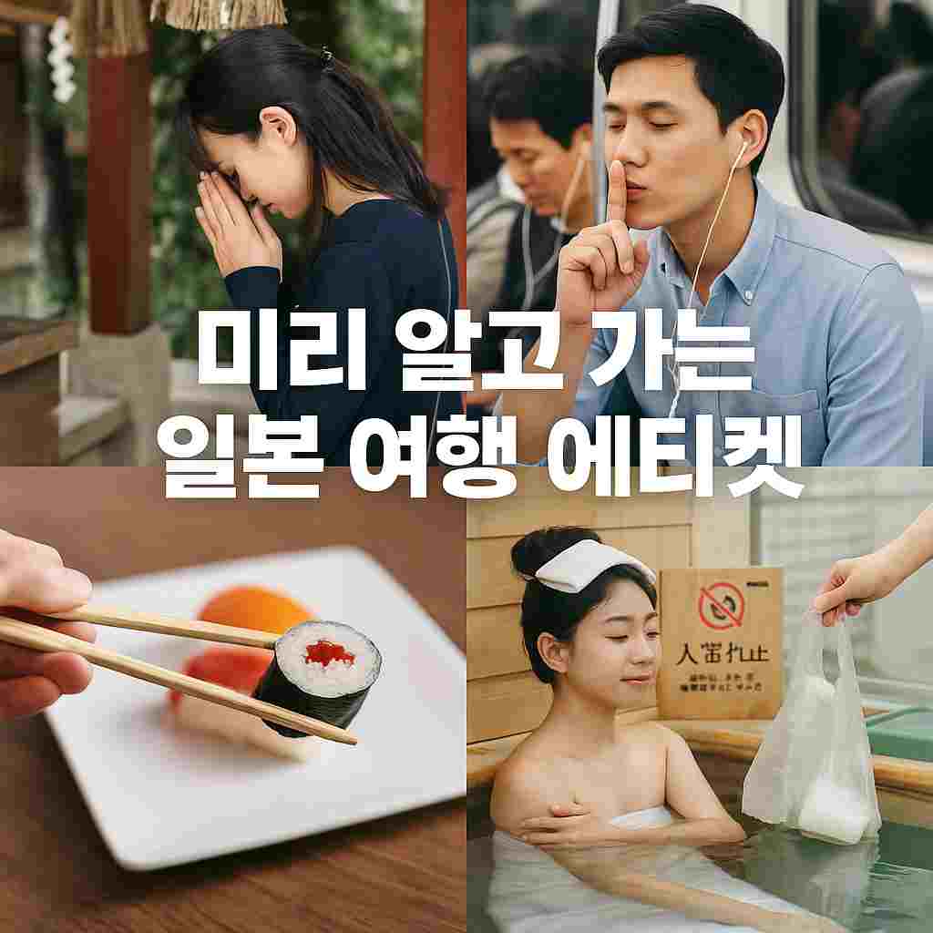 미리 알고 가는 일본 여행 에티켓