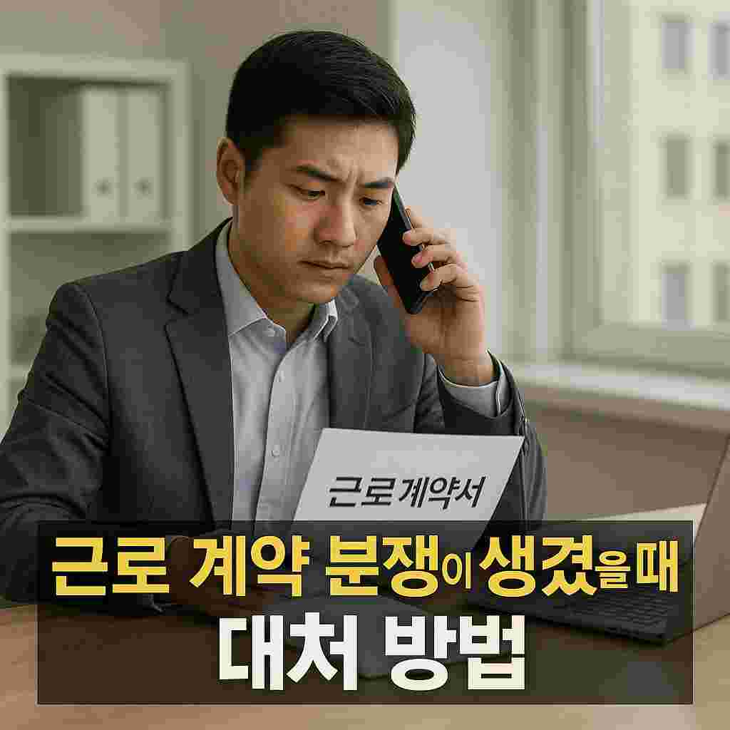 근로 계약 분쟁이 생겼을 때 대처 방법 (1)