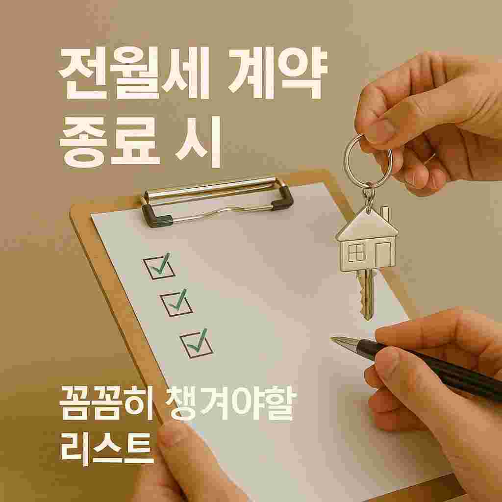 ‘이사 갈 건데요’ 전월세 계약 종료 시 꼼꼼히 챙겨야할 리스트 (1)