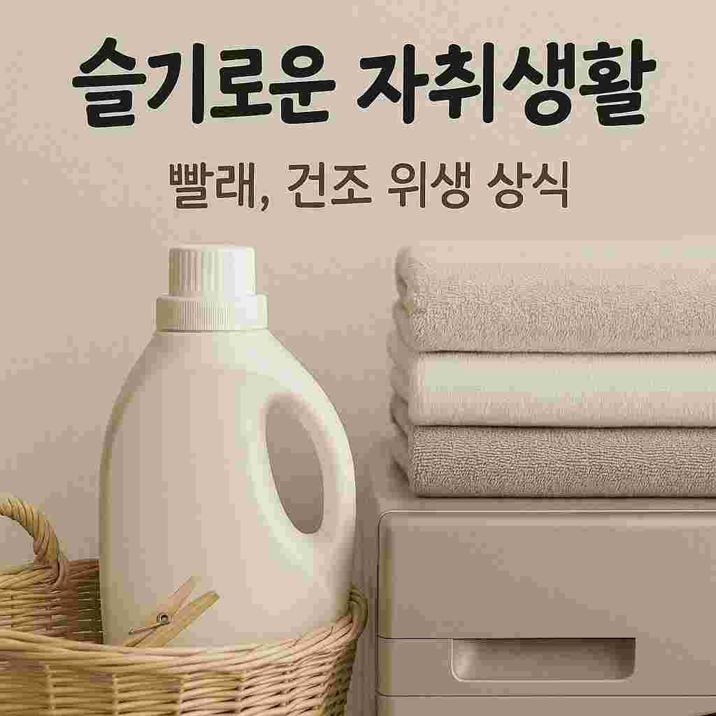 슬기로운 자취생활 - 빨래, 건조 위생상식 3