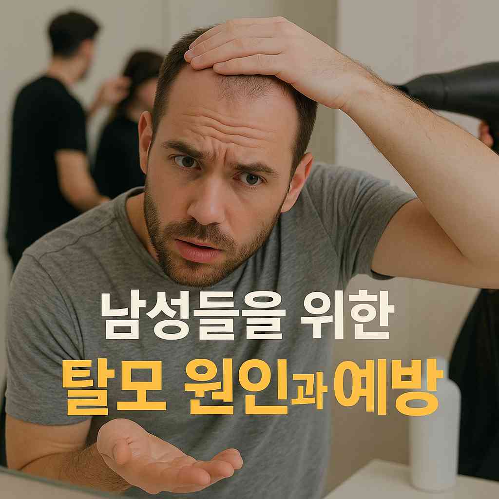 남성들을 위한 탈모 원인과 예방 알아보기 (1)