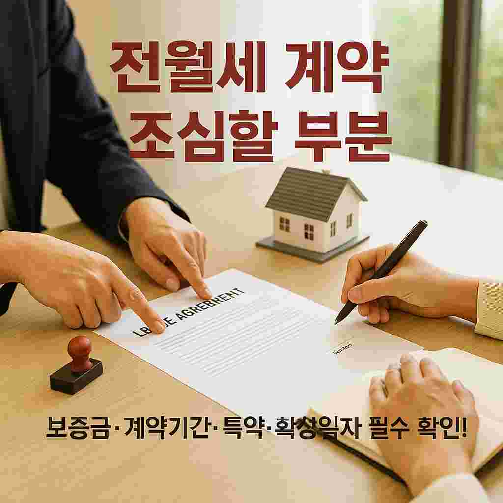 전월세 계약 체결할 때 조심할 부분 (1)